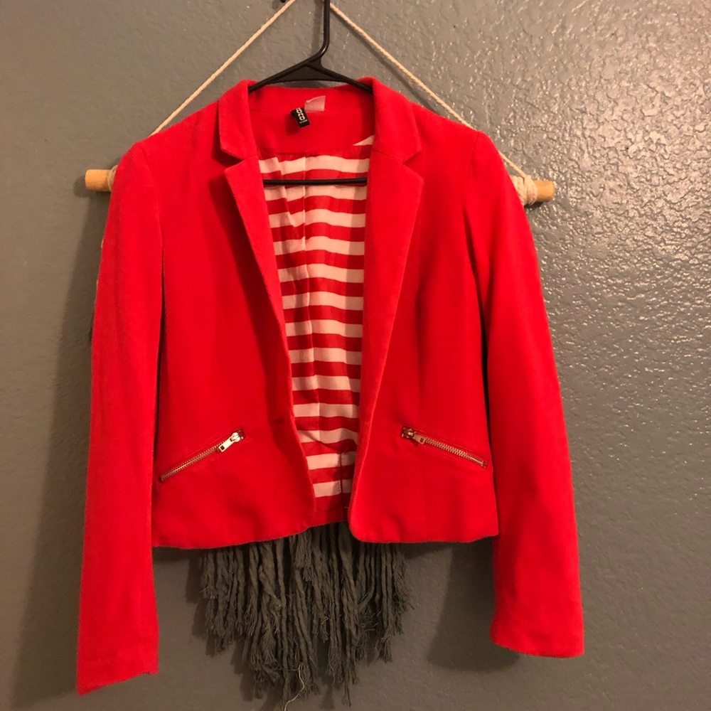Red blazer